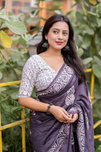 Naarira Linen Fancy Saree for Women