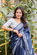 Naarira Linen Fancy Saree for Women