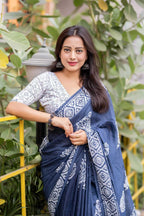 Naarira Linen Fancy Saree for Women