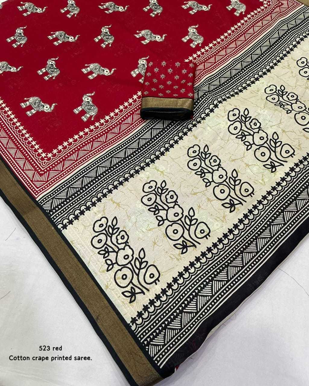 Naarira Soft Cotton Printed Sarees