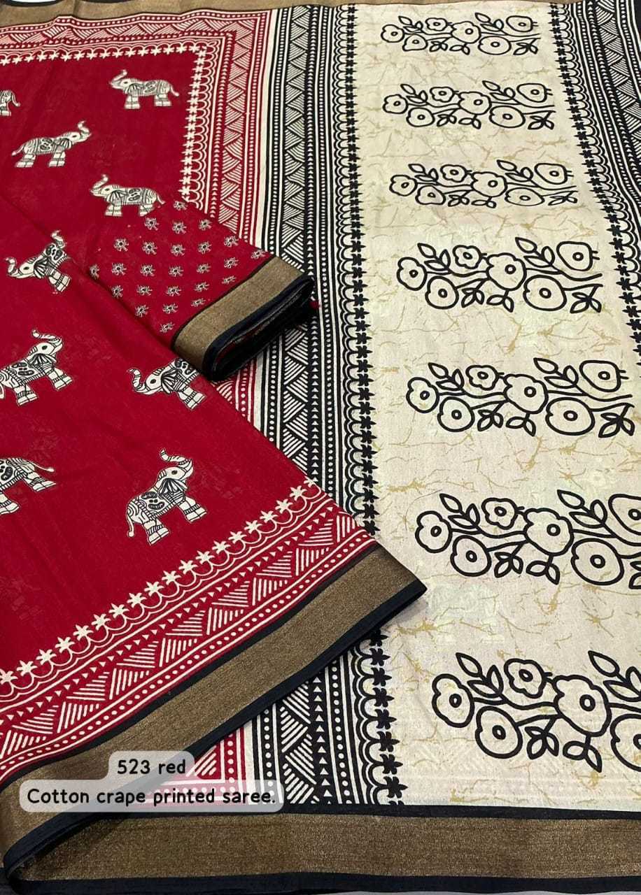 Naarira Soft Cotton Printed Sarees