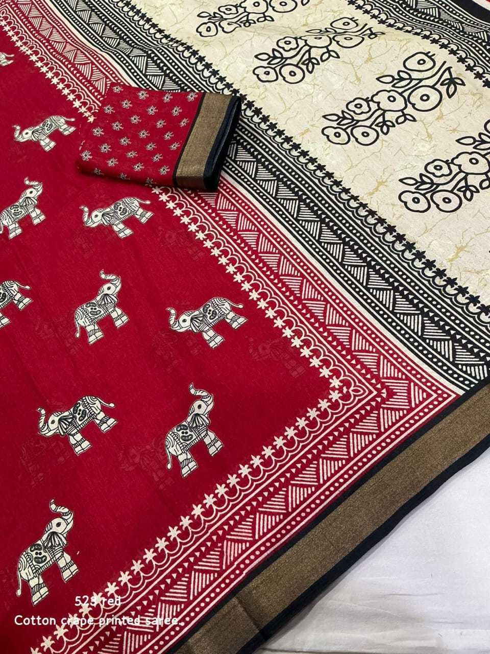 Naarira Soft Cotton Printed Sarees