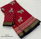 Naarira Soft Cotton Printed Sarees