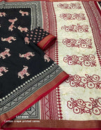 Naarira Soft Cotton Printed Sarees