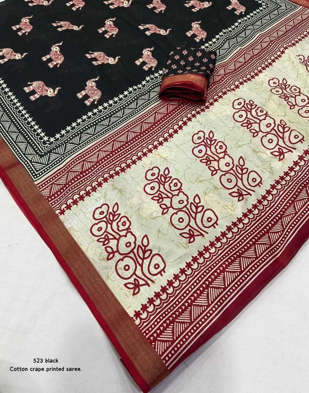 Naarira Soft Cotton Printed Sarees