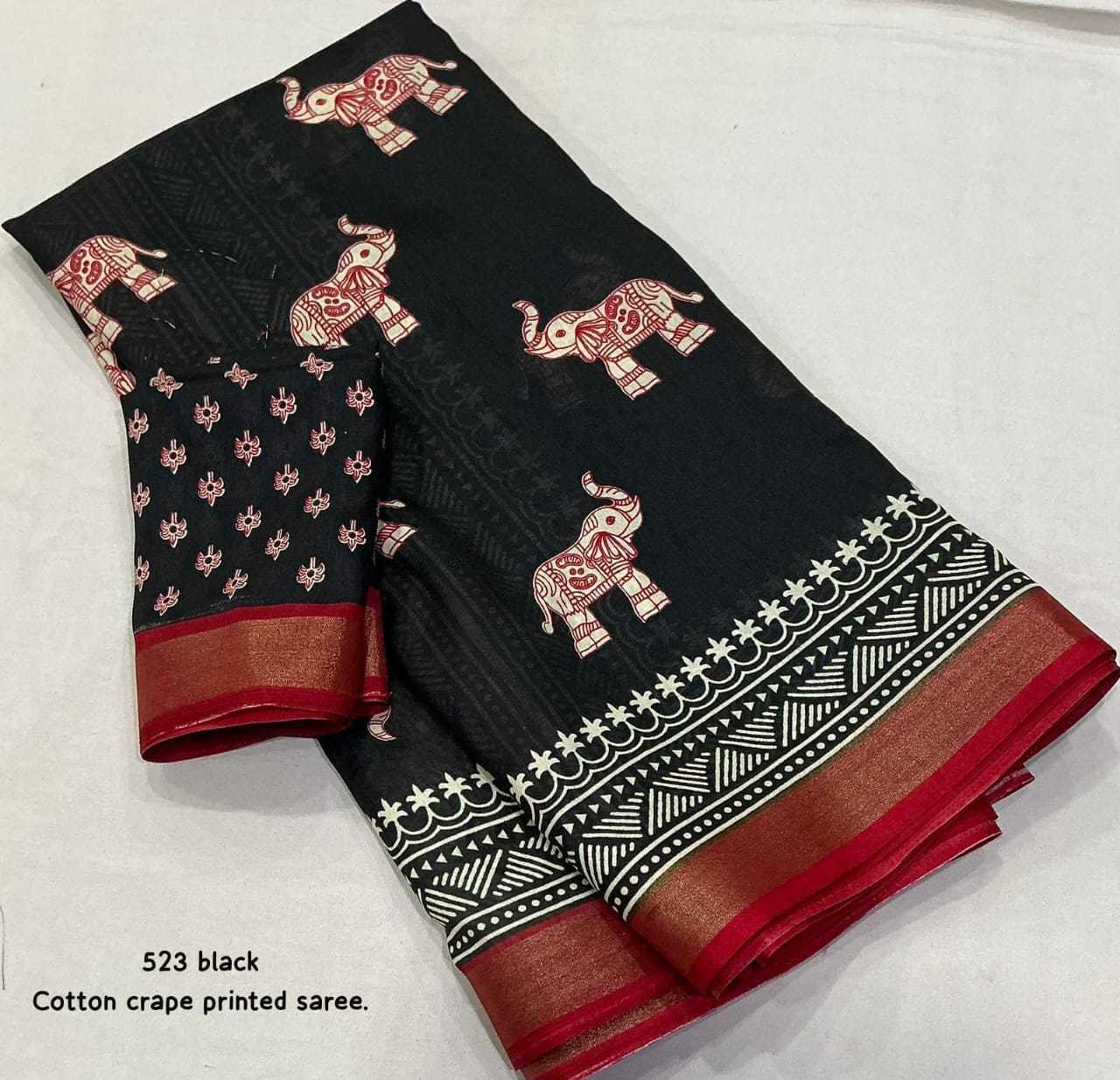 Naarira Soft Cotton Printed Sarees