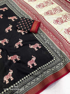 Naarira Soft Cotton Printed Sarees
