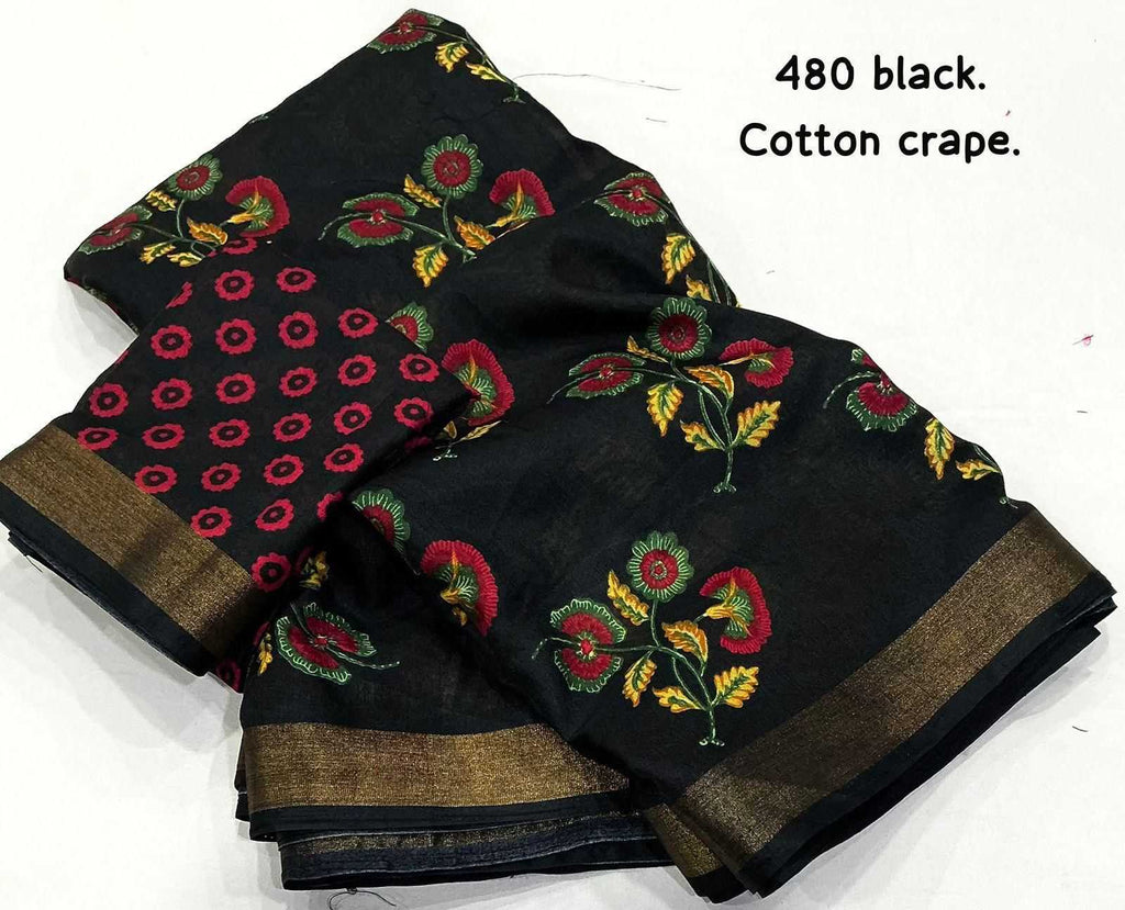 Naarira Soft Cotton Printed Sarees