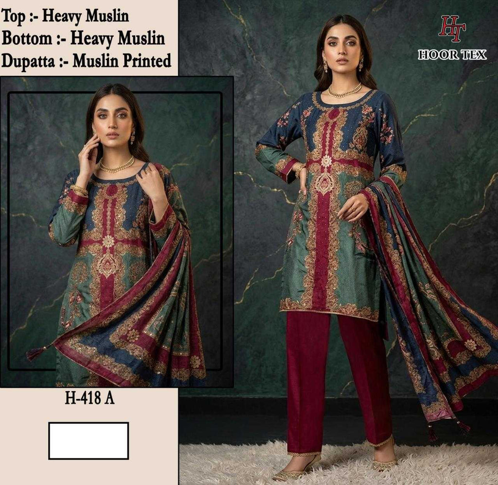 Naarira Muslin Printed Suit