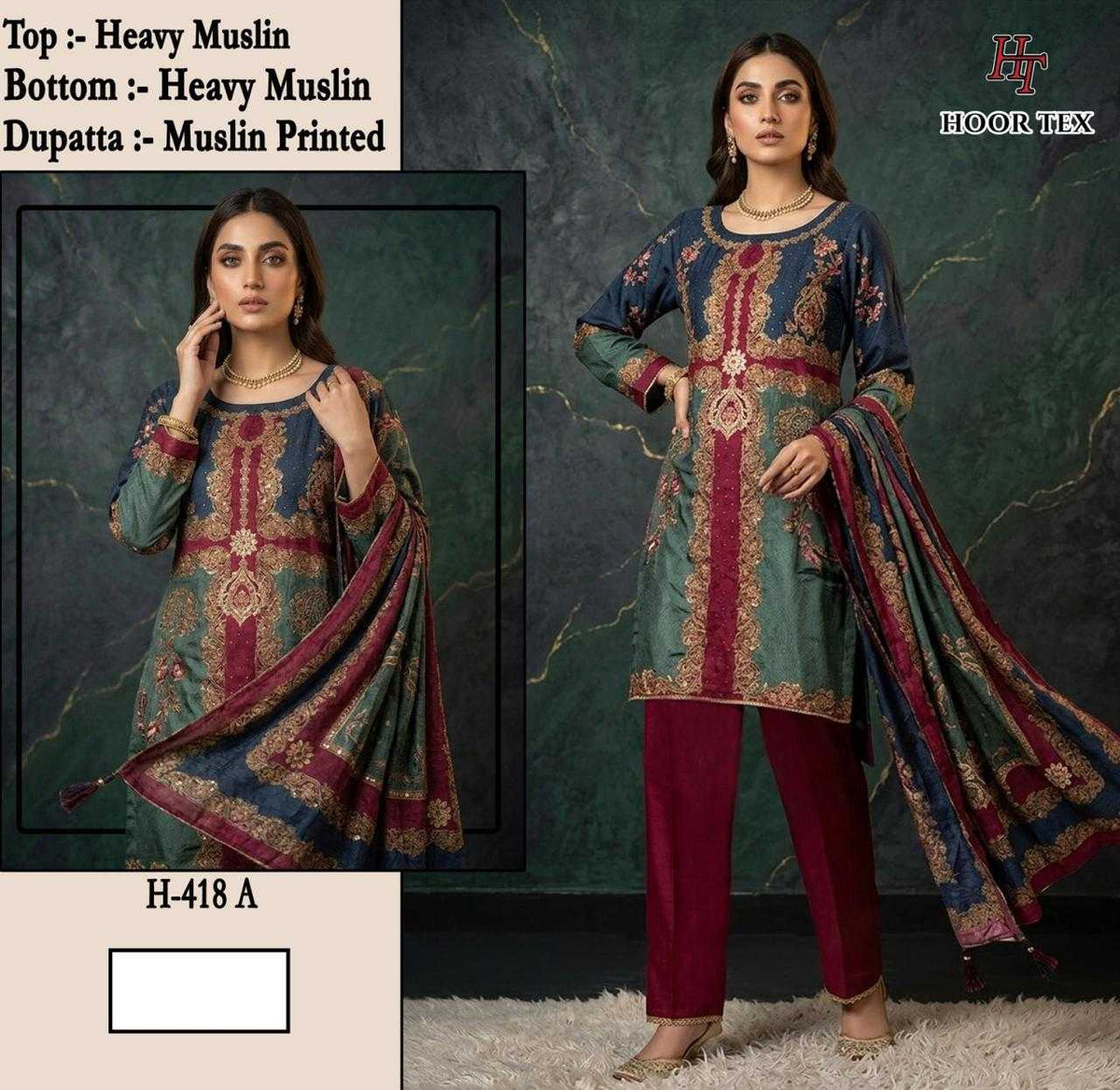 Naarira Muslin Printed Suit