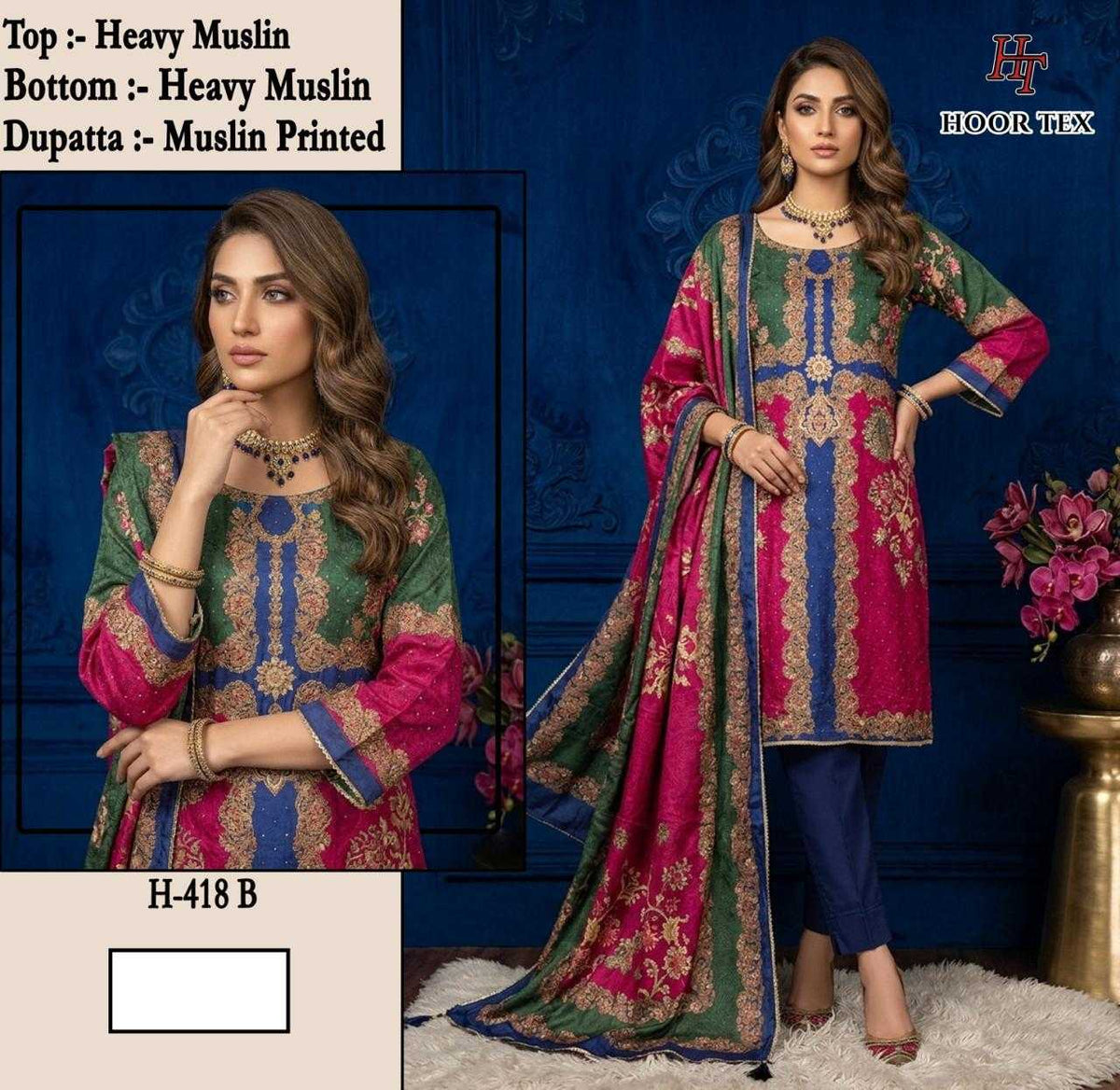 Naarira Muslin Printed Suit