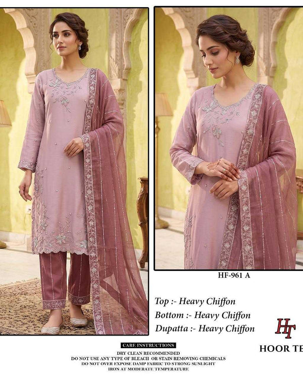 Naarira Pure Chiffon Ladies Suit