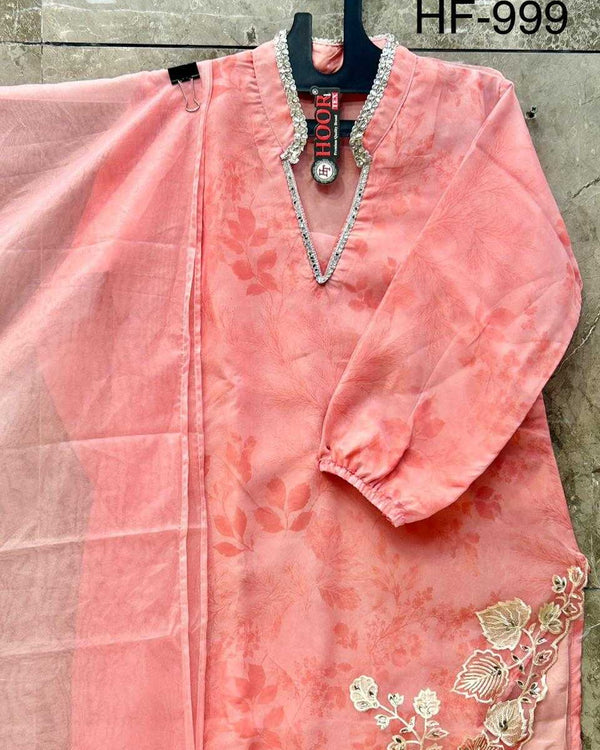 Naarira KESH450 Aarohi Heavy Silk Printed Suits - alternate view