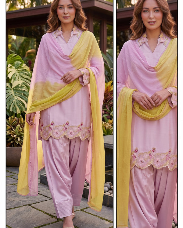 Naarira Malay Satin Silk Pakistani Suits