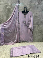 Naarira Satin Ladies Suit