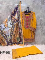 Naarira Satin Designer Suit