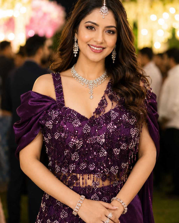 Naarira Satin Ready To Wear Sarees - alternate view