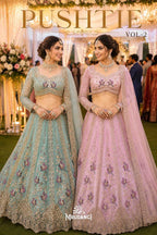 Naarira Premium Net Bridal Lehenga Set