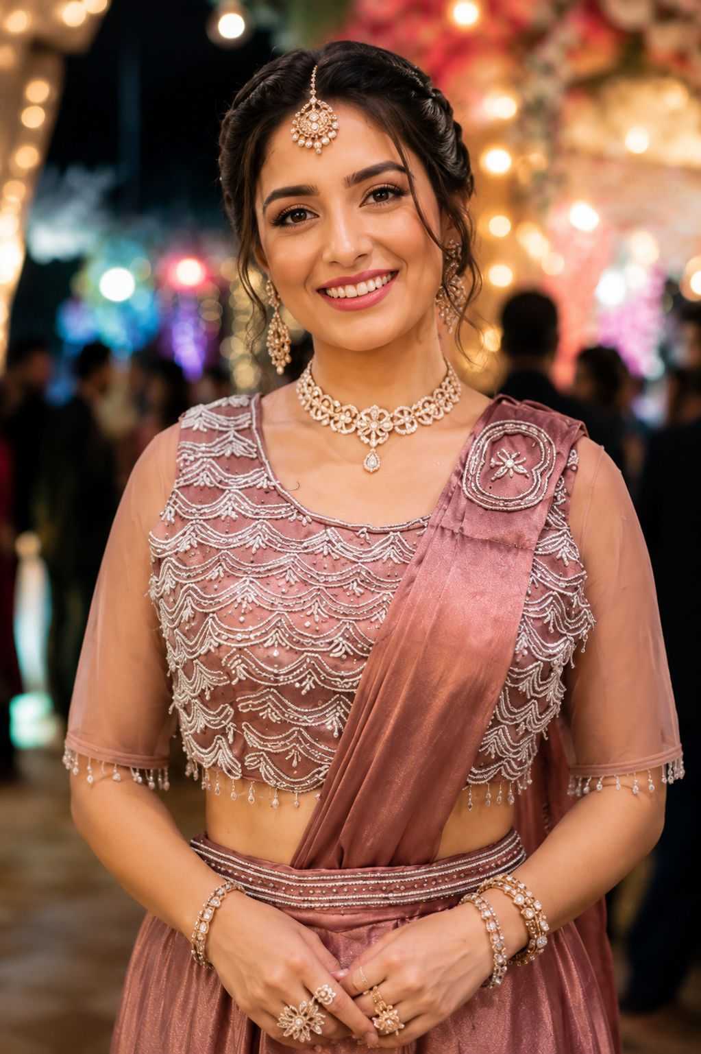 Naarira Satin Ready To Wear Sarees