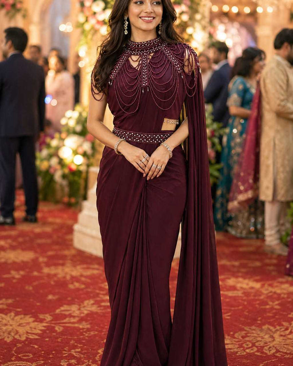 Naarira Lycra Ready To Wear Sarees