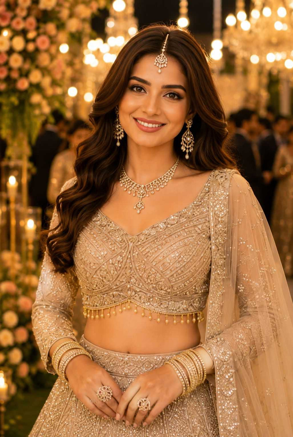Naarira Net Fancy Lehenga Set