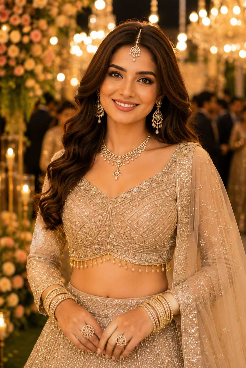 Naarira Net Fancy Lehenga Set