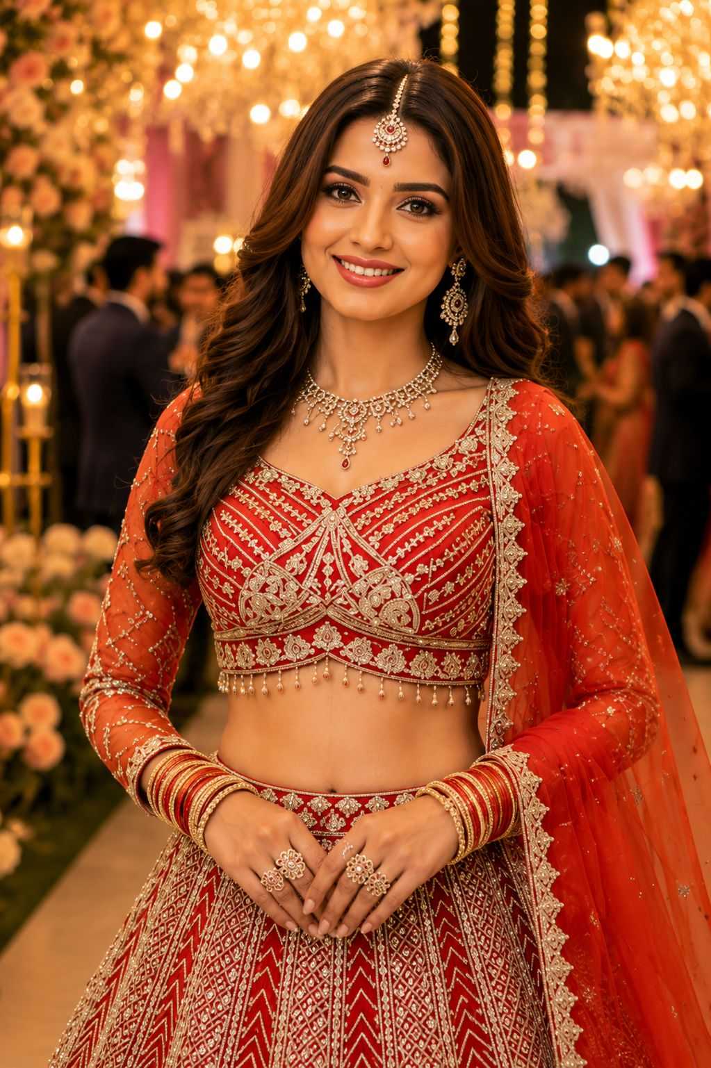 Naarira Net Fancy Lehenga Set