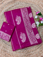 Naarira KESH484 Janhvi Russian Silk Soft Silk Sarees