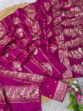 Naarira KESH484 Janhvi Russian Silk Soft Silk Sarees