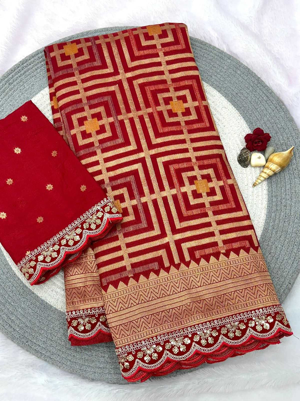 Naarira KESH484 Juhi Crepe Silk Crepe Silk Saree