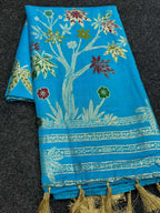 Naarira KESH484 Kajal Russian Silk Soft Silk Sarees