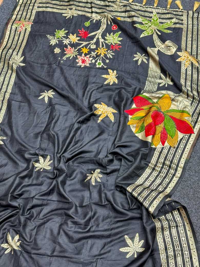 Naarira KESH484 Kajal Russian Silk Soft Silk Sarees