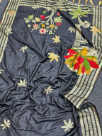 Naarira KESH484 Kajal Russian Silk Soft Silk Sarees