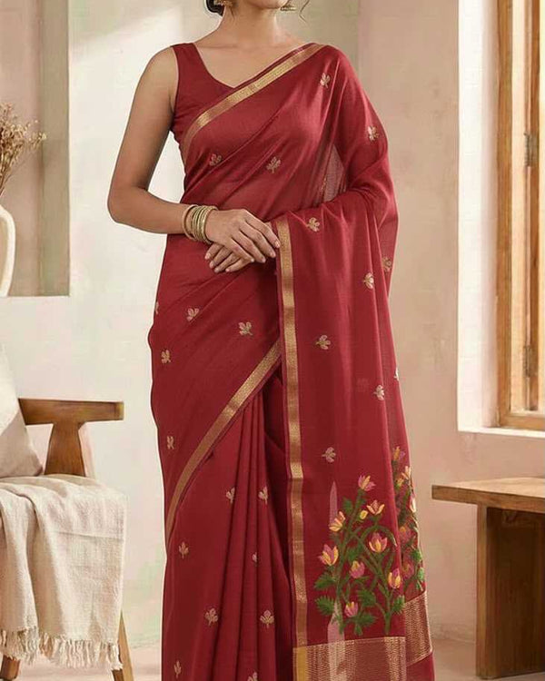 Naarira BUTTERFLY Cotton Designer Sarees