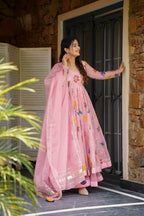 Naarira Garden Georgette Embroidery Gowns
