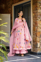 Naarira Garden Georgette Embroidery Gowns