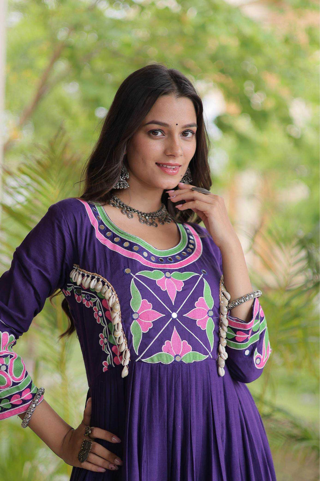 Naarira  KESH491 9350 Cotton Embroidery Gowns