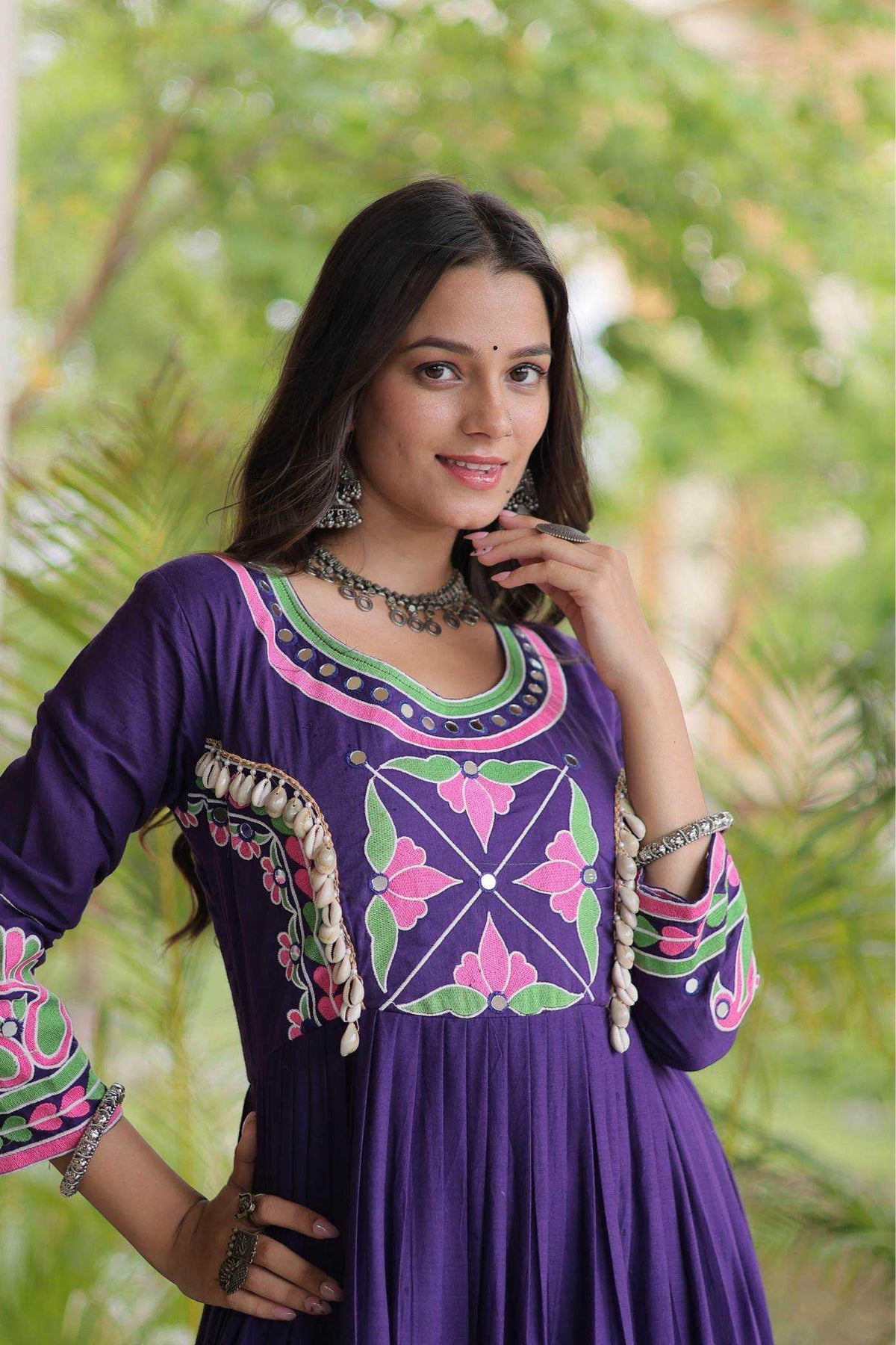 Naarira  KESH491 9350 Cotton Embroidery Gowns