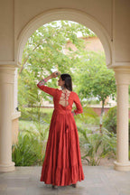 Naarira  KESH491 9350 Cotton Embroidery Gowns