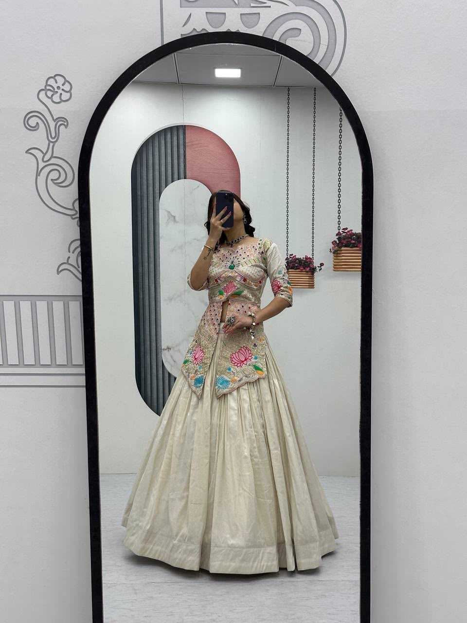 Naarira Simar Silk Designer Lehenga