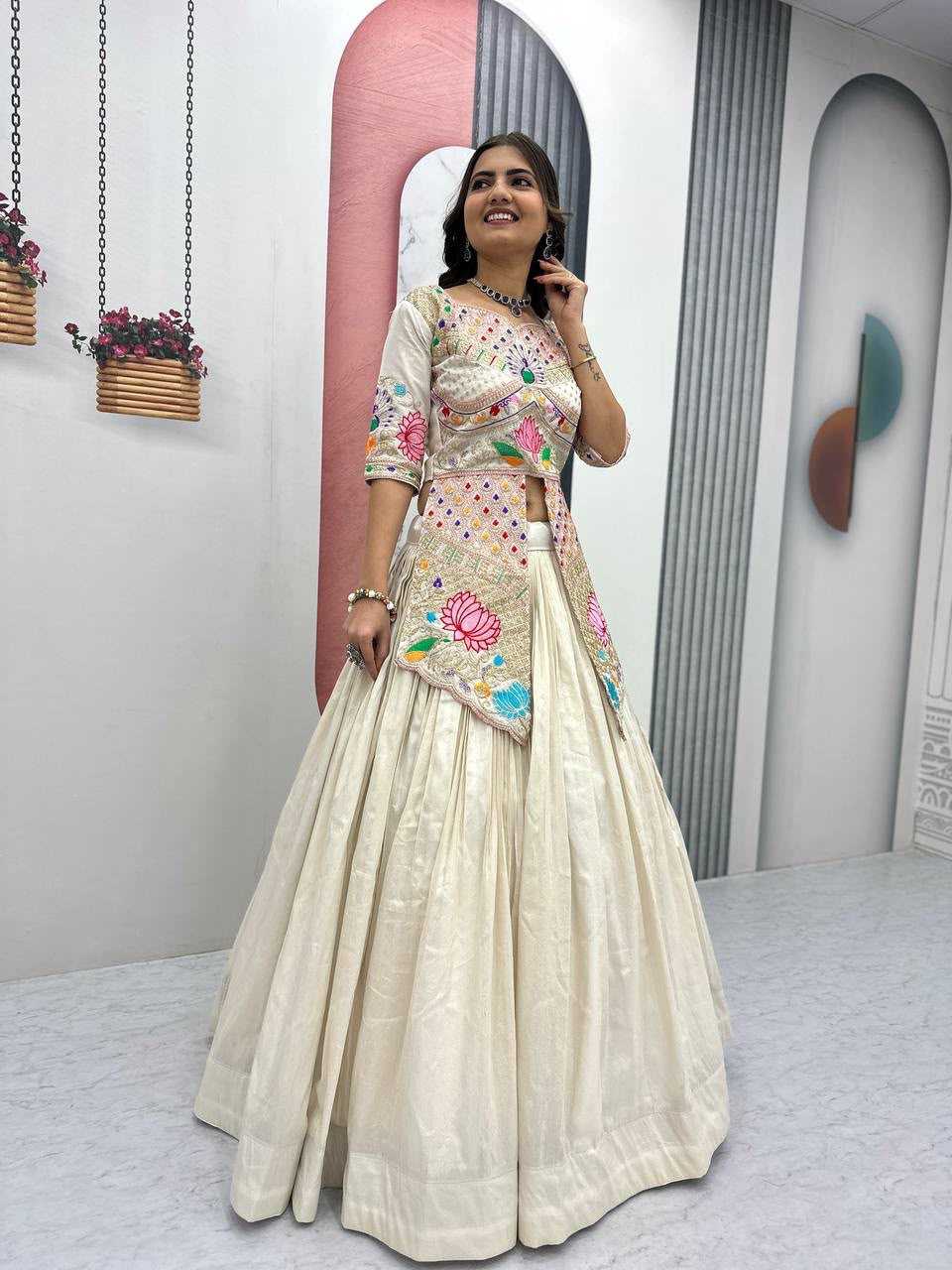Naarira Simar Silk Designer Lehenga