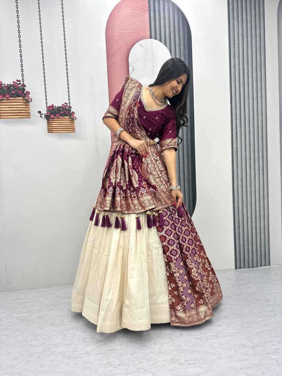 Naarira Silk Designer Lehenga