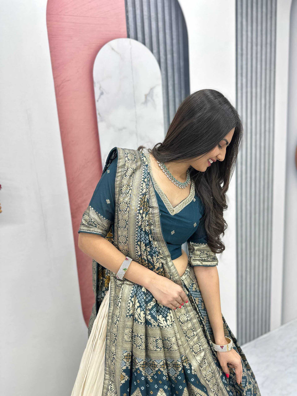 Naarira Silk Designer Lehenga