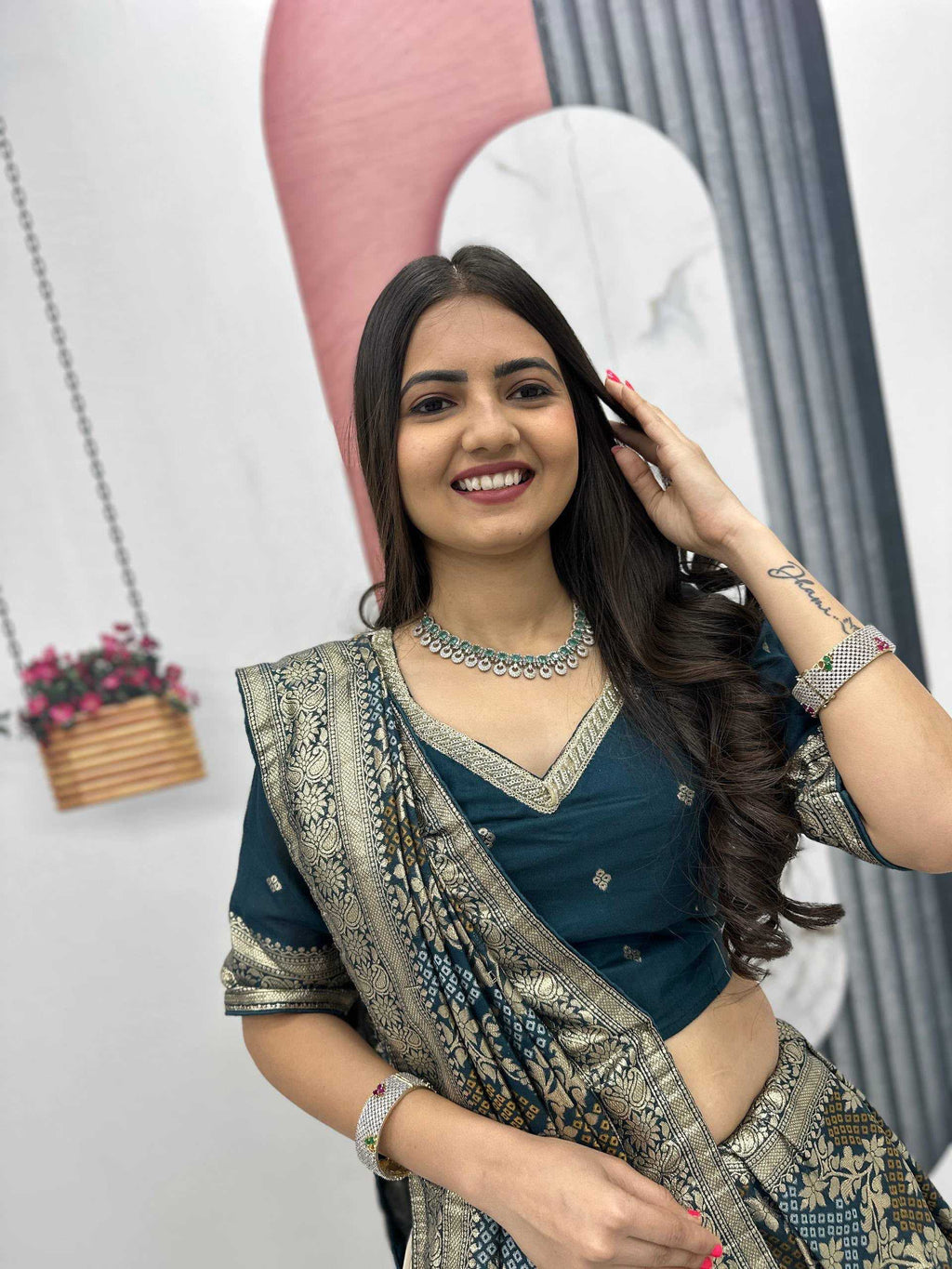 Naarira Silk Designer Lehenga