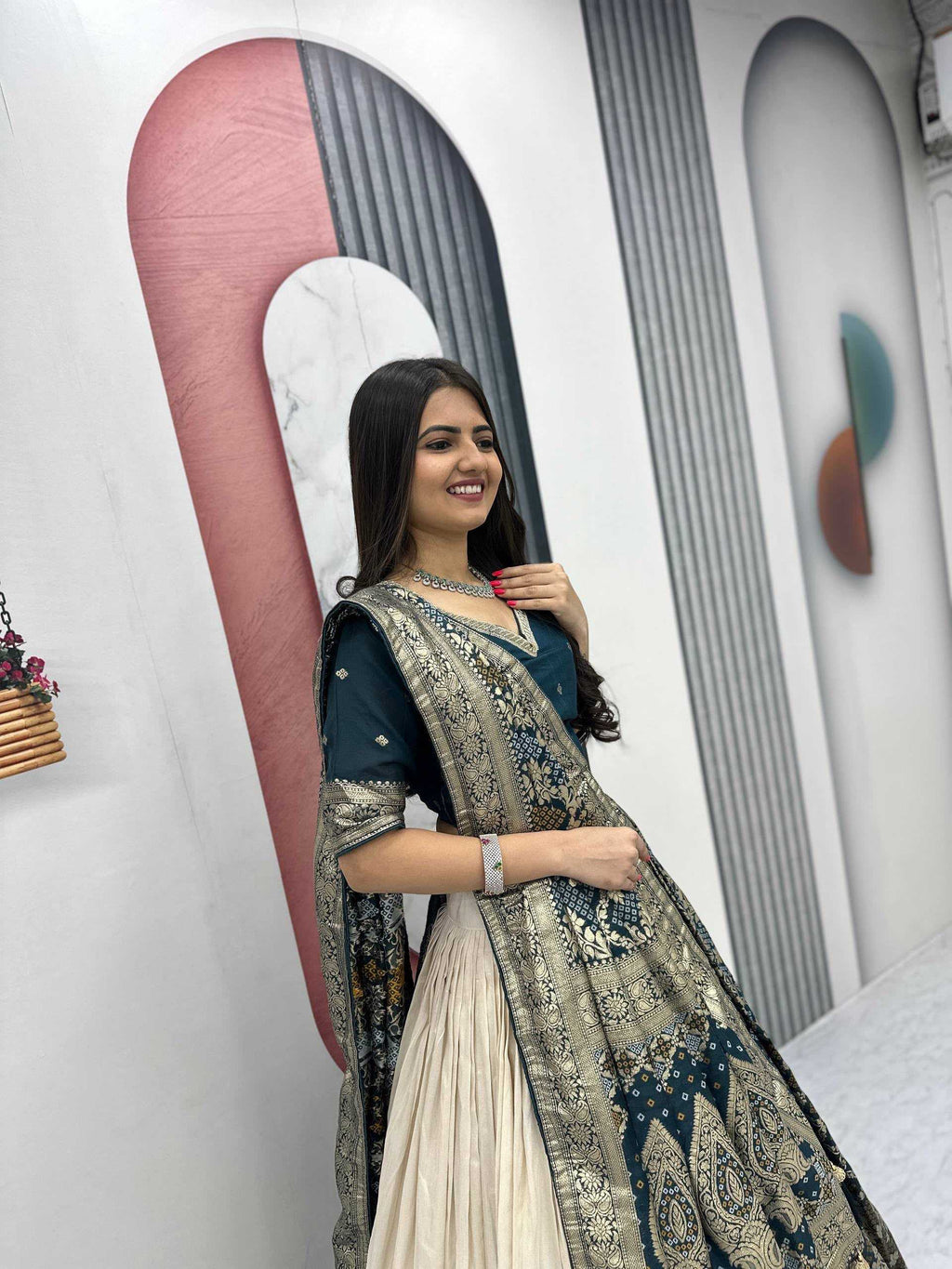 Naarira Silk Designer Lehenga