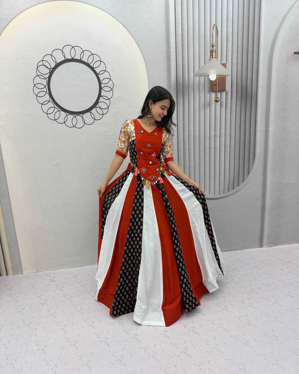 Naarira  KESH496 587 Pure Cotton Traditional Lehenga - alternate view
