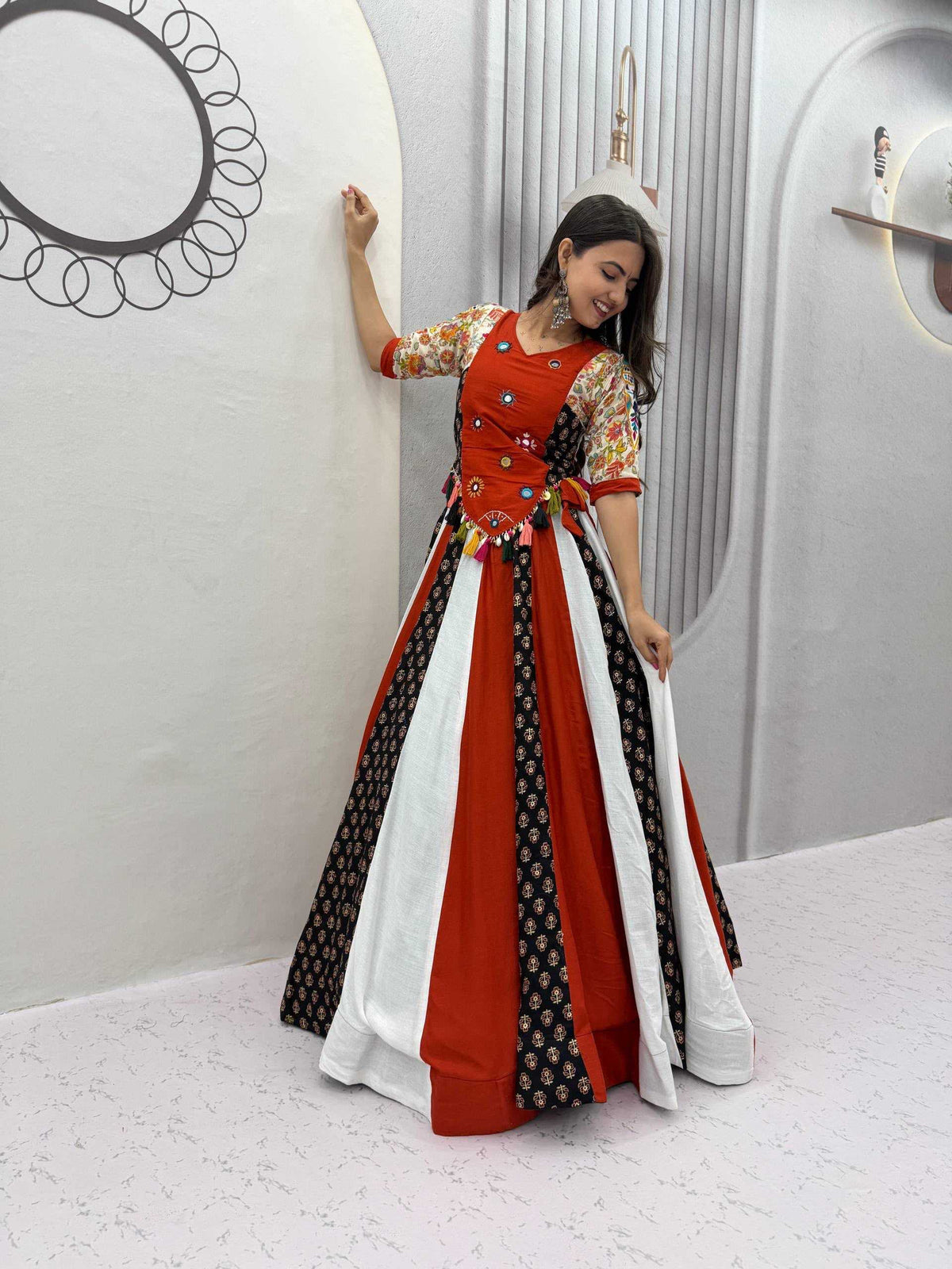 Naarira  KESH496 587 Pure Cotton Traditional Lehenga