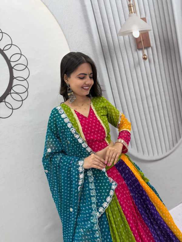Naarira Georgette Traditional Lehenga