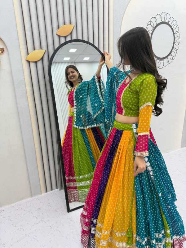 Naarira Georgette Traditional Lehenga