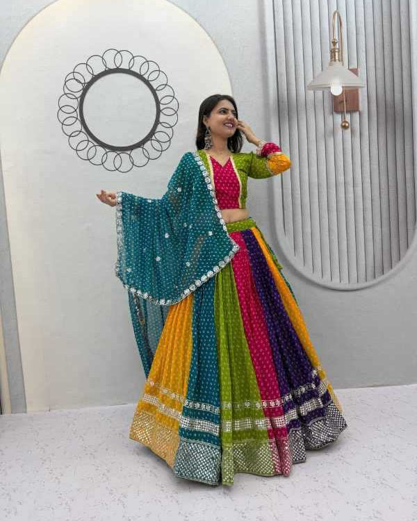 Naarira Georgette Traditional Lehenga